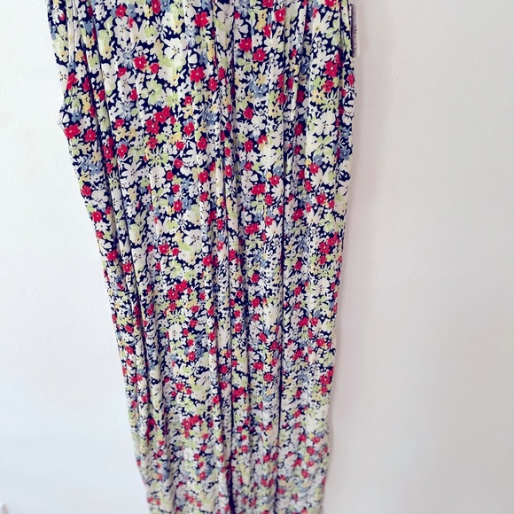 NEW Free People | Ruffle Your Feathers Jumpsuit | Navy Floral | Size Small - Picture 4 of 8